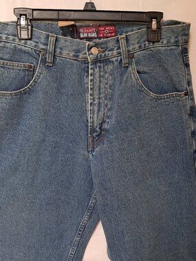 Old Navy Blue Jeans Mens 32x32 Vintage Baggy Fit Medium‎ Wash Denim Pants